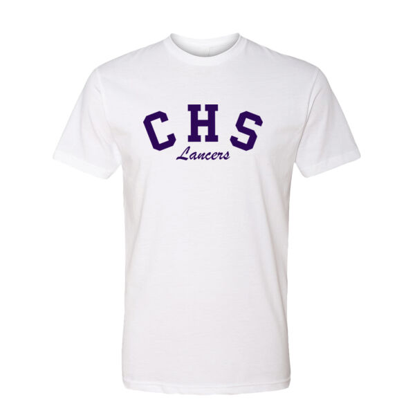 CHS Lancers Script T-Shirt - White Thumbnail