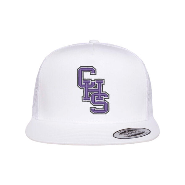 CHS Lancers Monogram Trucker Hat - White Thumbnail